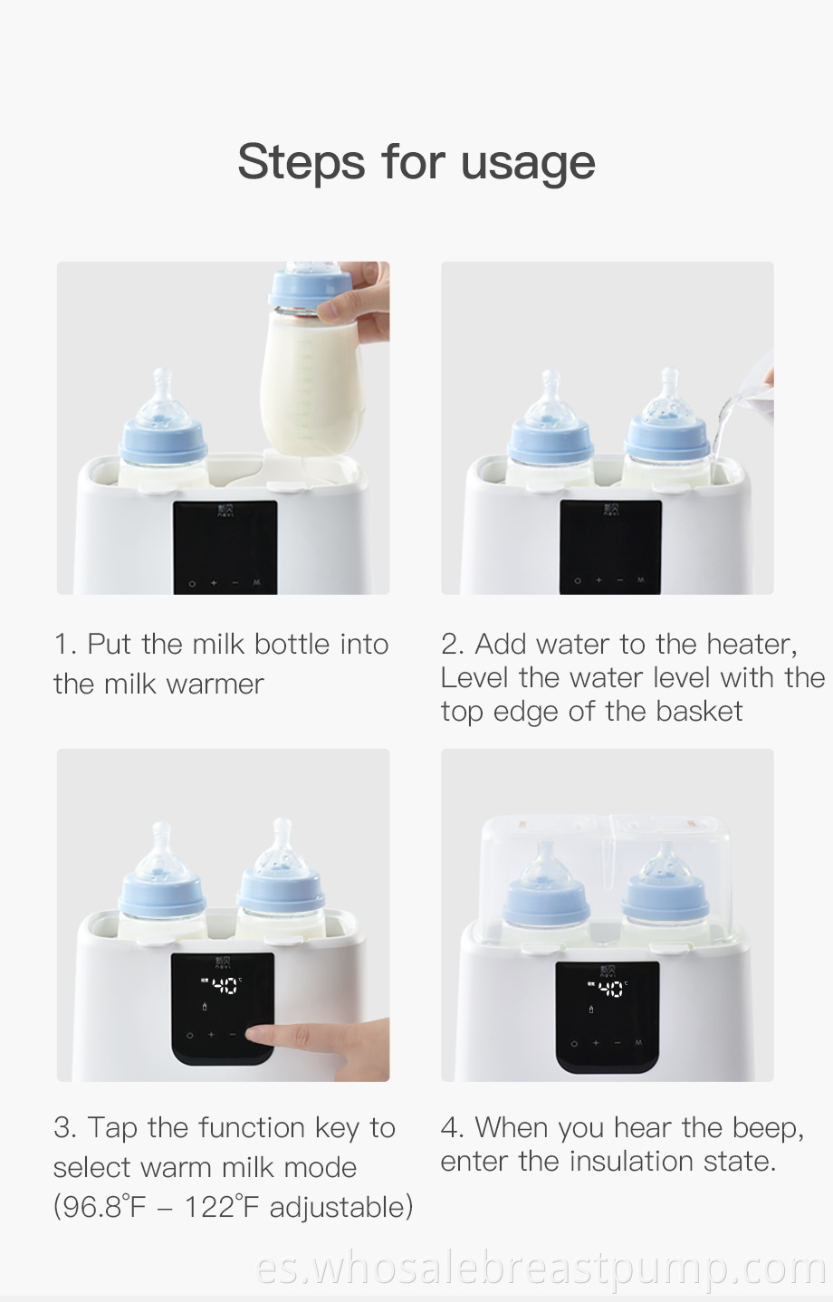 Double Bottle Warmer